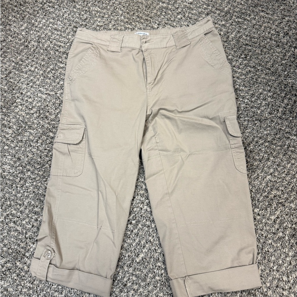 St. John's Bay Tan Straight Leg Pants